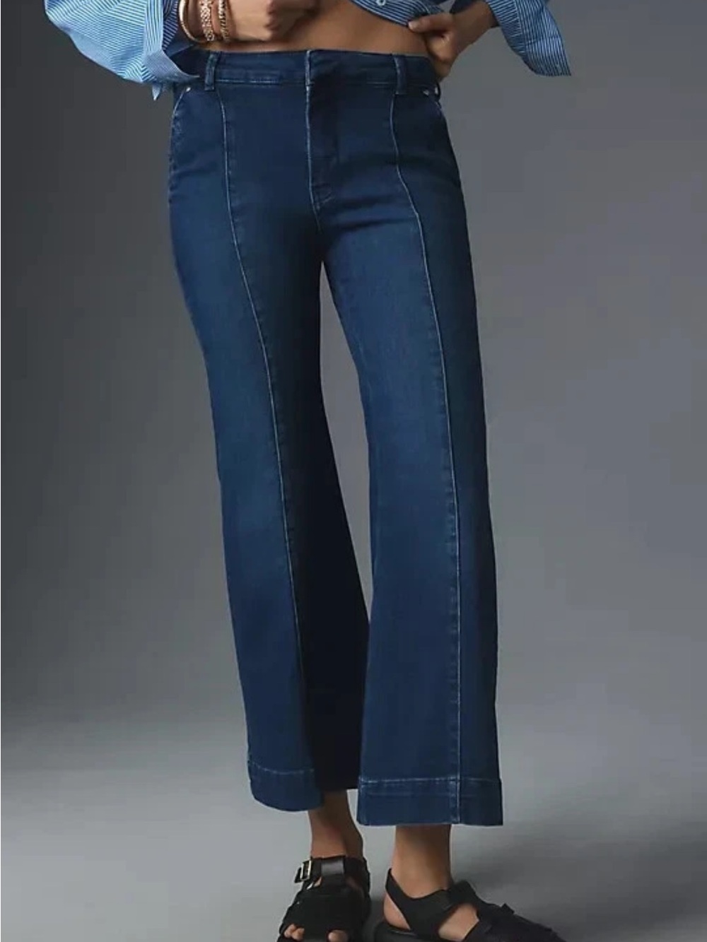 NWT Anthropologie Pilcro Club
Cropped Mid-Rise Flare...